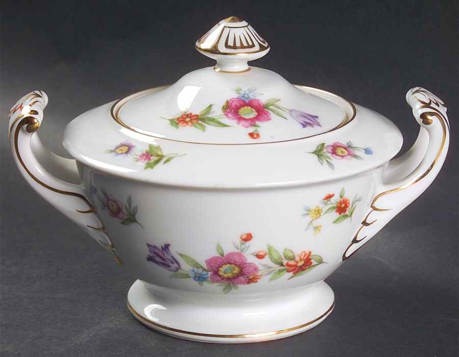 Dresden Sugar Bowl & Lid by Wentworth-1