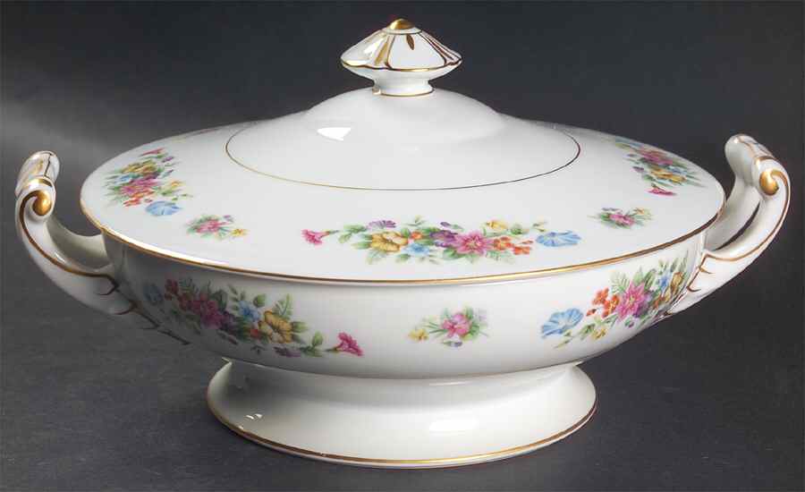 Dresden Round Covered Vegetable by Wentworth-1