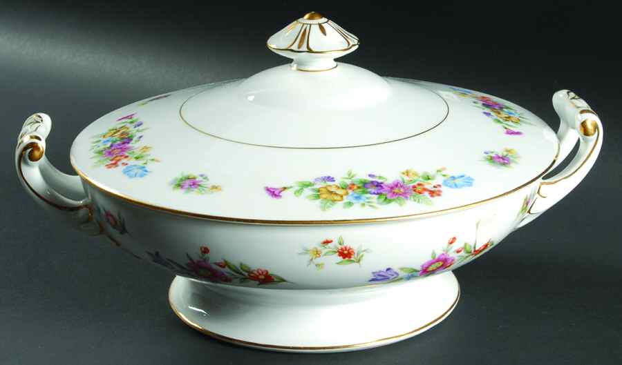 Dresdona Round Covered Vegetable by Wentworth-1