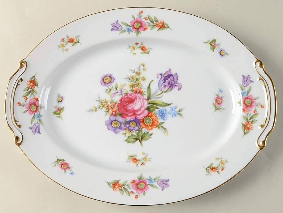 Dresdona 12" Oval Serving Platter by Wentworth-1