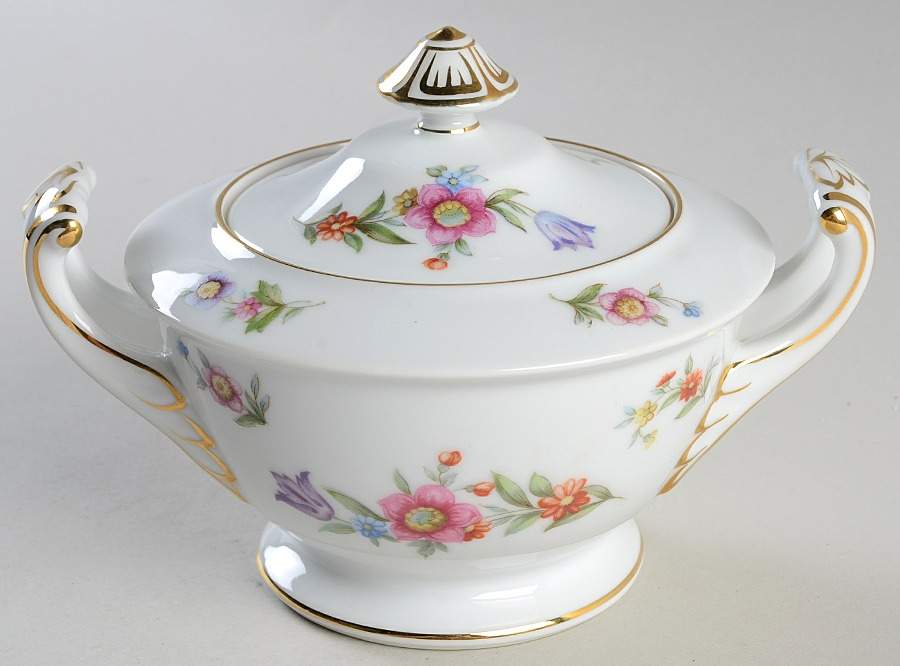Dresdona Sugar Bowl & Lid by Wentworth-1