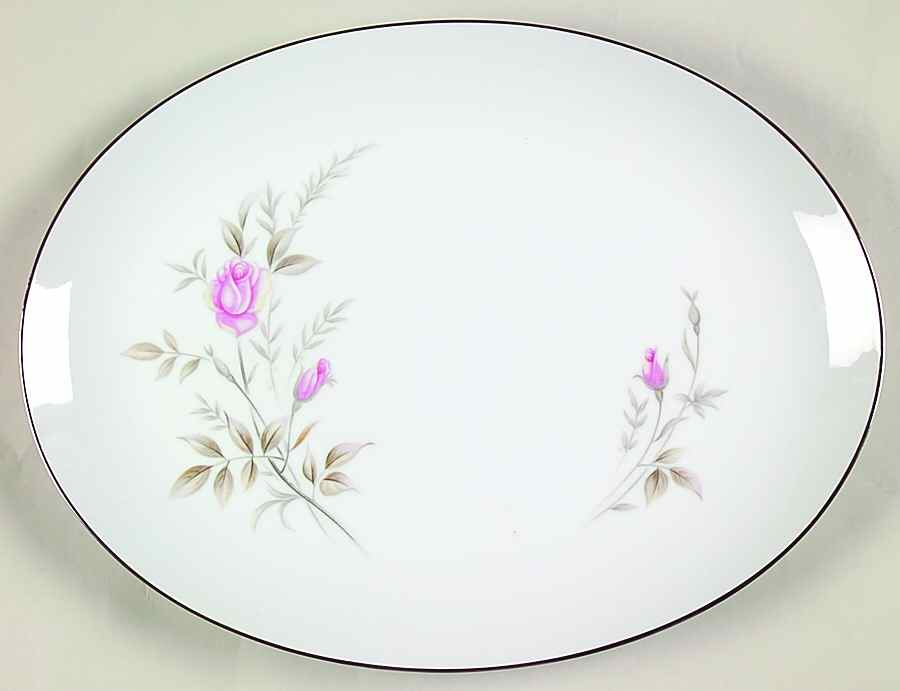 Elizabeth 14" Oval Serving Platter by Wentworth-1