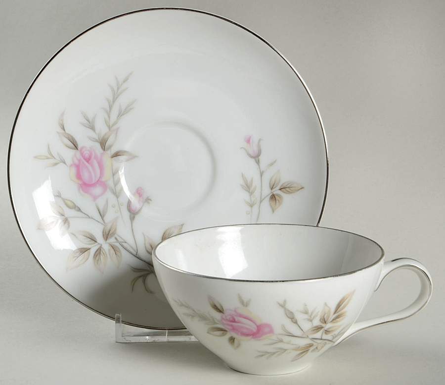 Elizabeth Flat Cup & Saucer Set by Wentworth-1