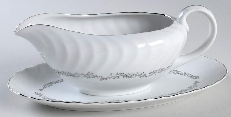 Eternity Gravy Boat & Underplate by Wentworth-1