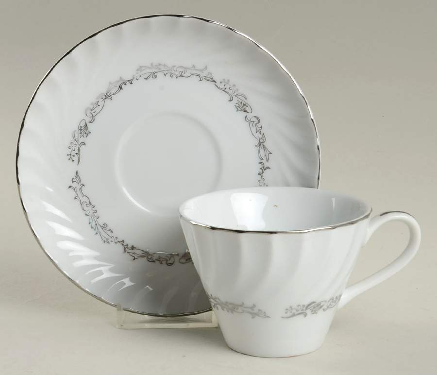 Eternity Flat Cup & Saucer Set by Wentworth-1