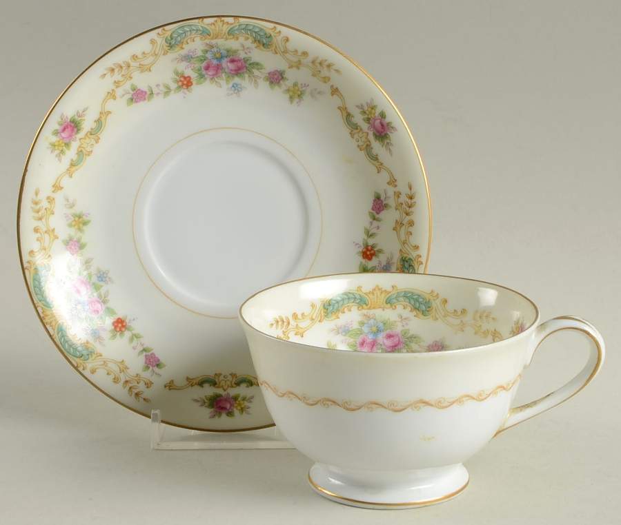Felicia Footed Cup & Saucer Set by Wentworth-1