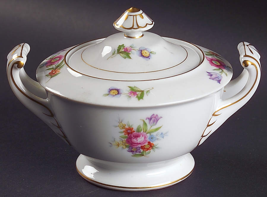 Florita Sugar Bowl & Lid by Wentworth-1