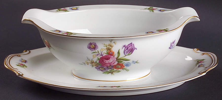 Florita Gravy Boat with Attached Underplate by Wentworth-1