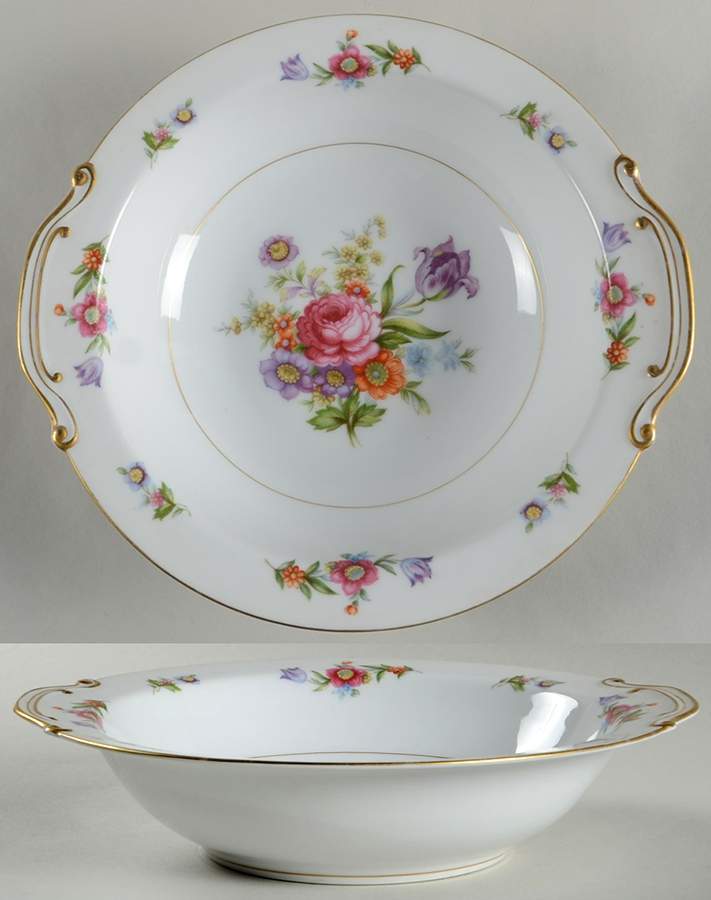 Florita 10" Round Vegetable Bowl by Wentworth-1