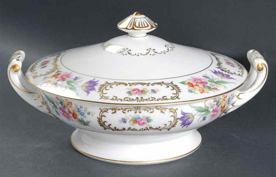 Frederika Round Covered Vegetable by Wentworth-1