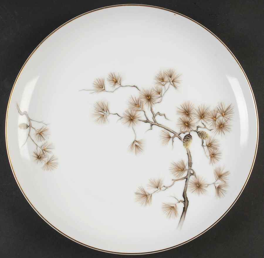 Golden Pine 12" Chop Plate (Round Platter) by Wentworth-1