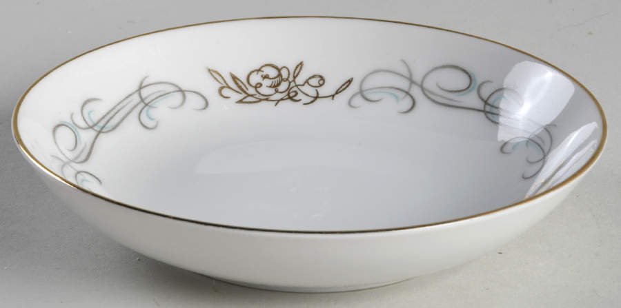 Golden Scroll Fruit/Dessert (Sauce) Bowl by Wentworth-1