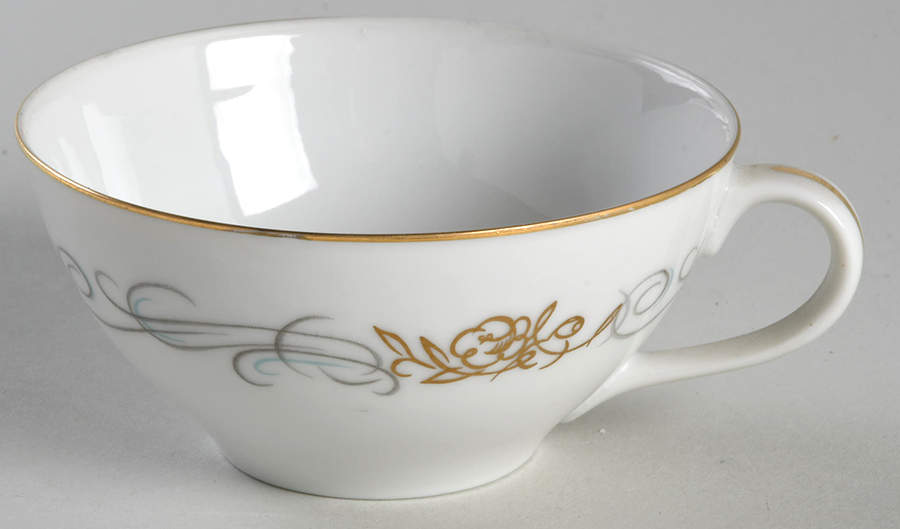 Golden Scroll Flat Cup by Wentworth-1
