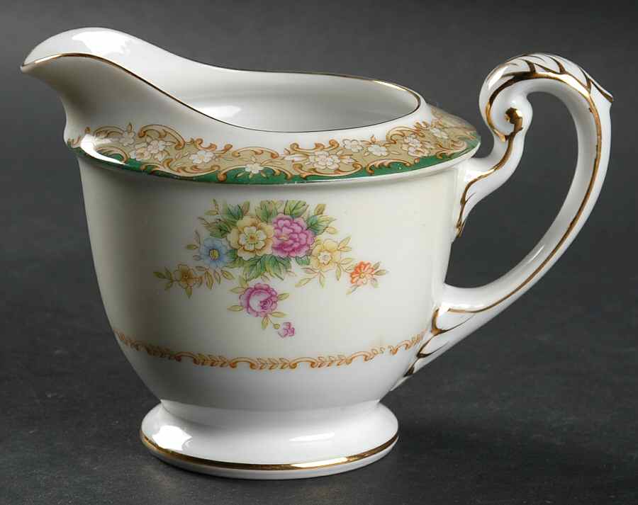 Greenleigh (All Green Border) Creamer by Wentworth-1