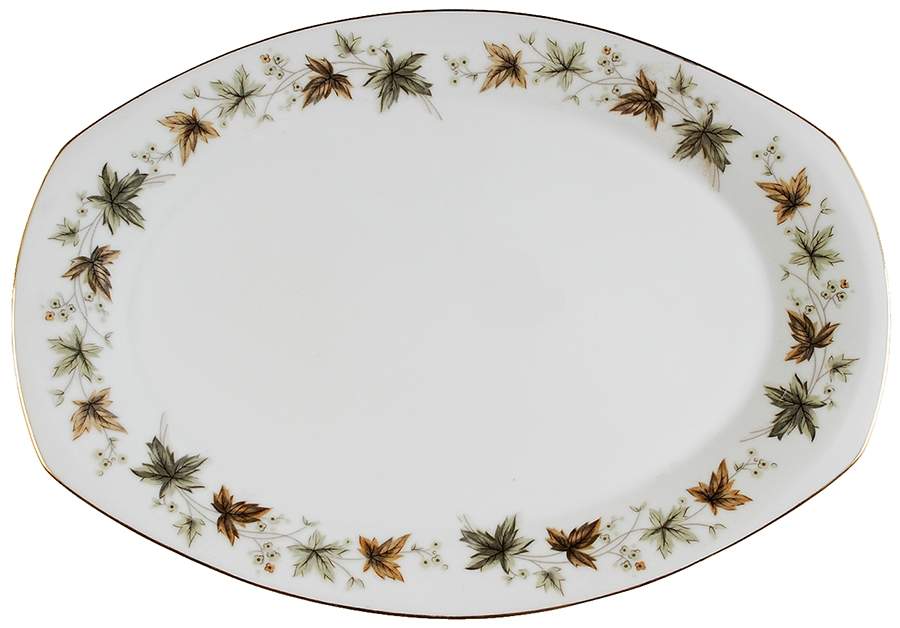 Hawthorne 14" Oval Serving Platter by Wentworth-1
