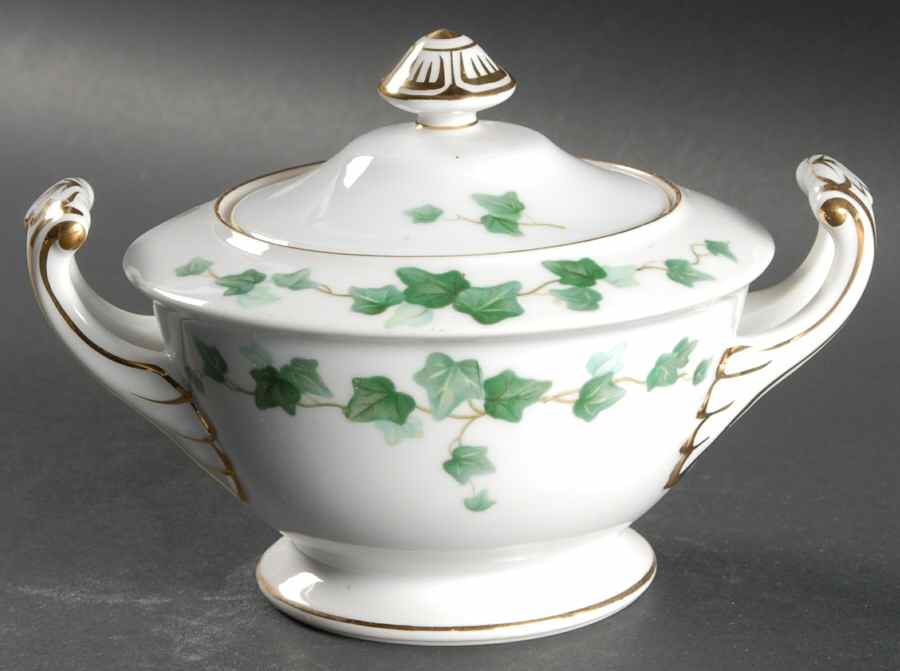 Hedera Sugar Bowl & Lid by Wentworth-1