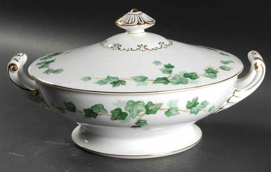 Hedera Round Covered Vegetable by Wentworth-1