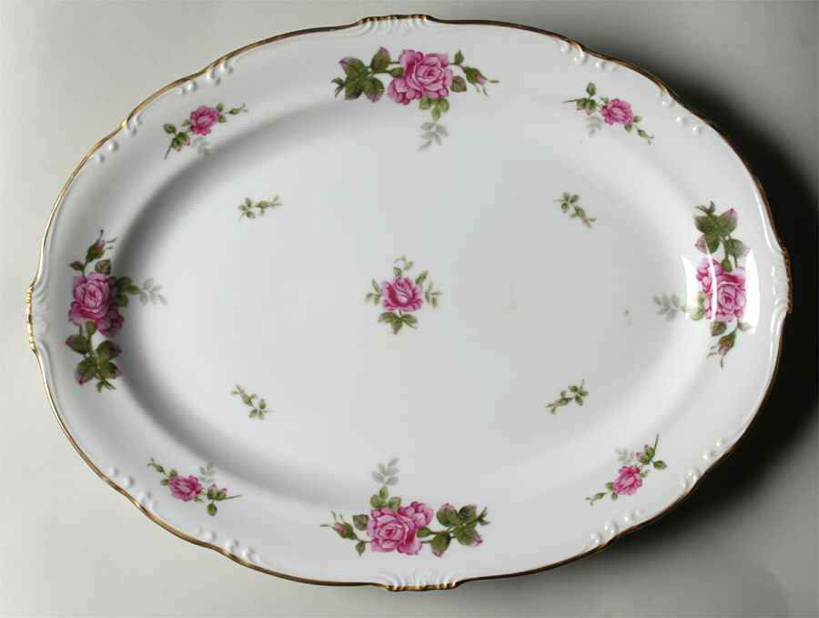 Hilda 16" Oval Serving Platter by Wentworth-1