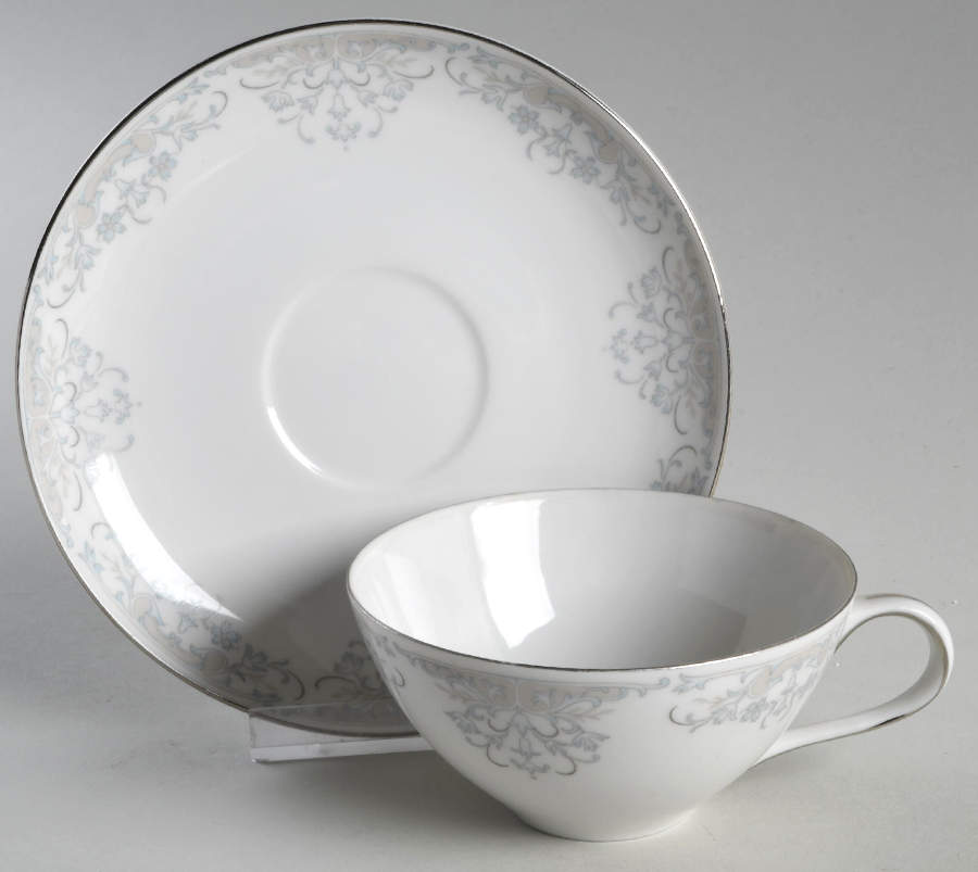Janice Flat Cup & Saucer Set by Wentworth-1