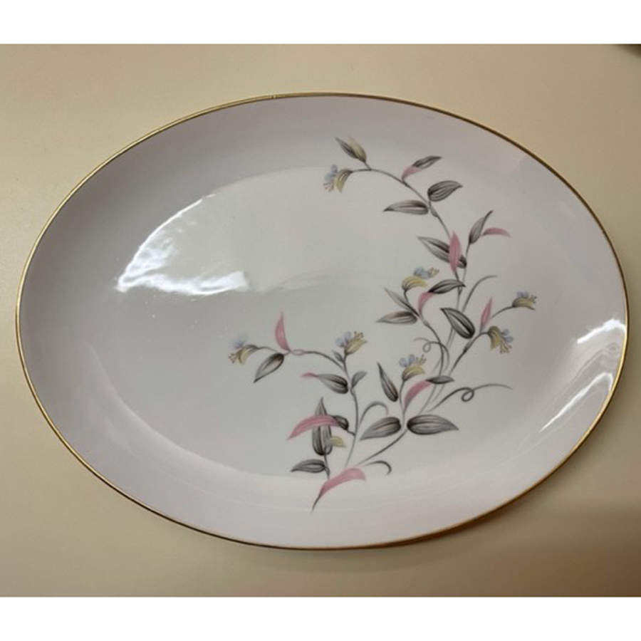 Lenore 14" Oval Serving Platter by Wentworth-1