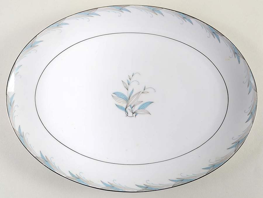 Marion 14" Oval Serving Platter by Wentworth-1
