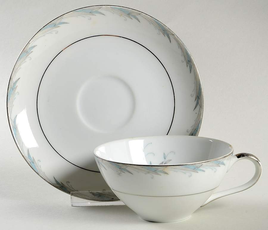 Marion Flat Cup & Saucer Set by Wentworth-1