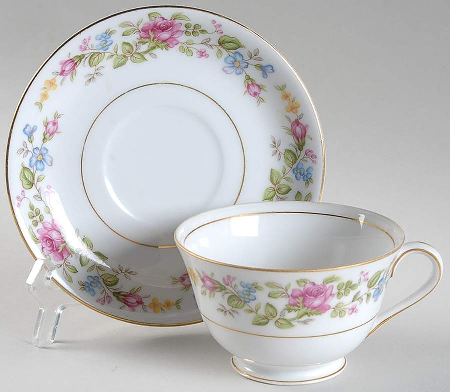 Montclair Footed Cup & Saucer Set by Wentworth-1