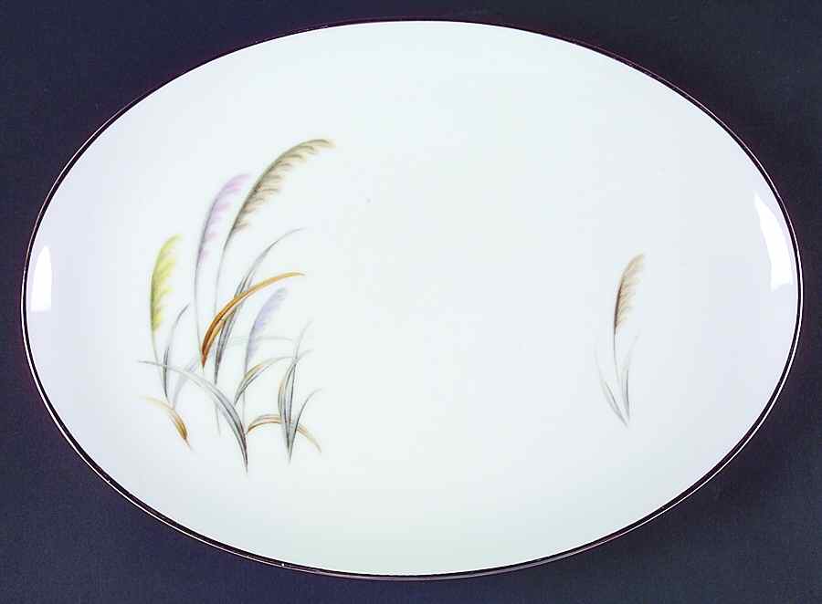 Pampas 12" Oval Serving Platter by Wentworth-1