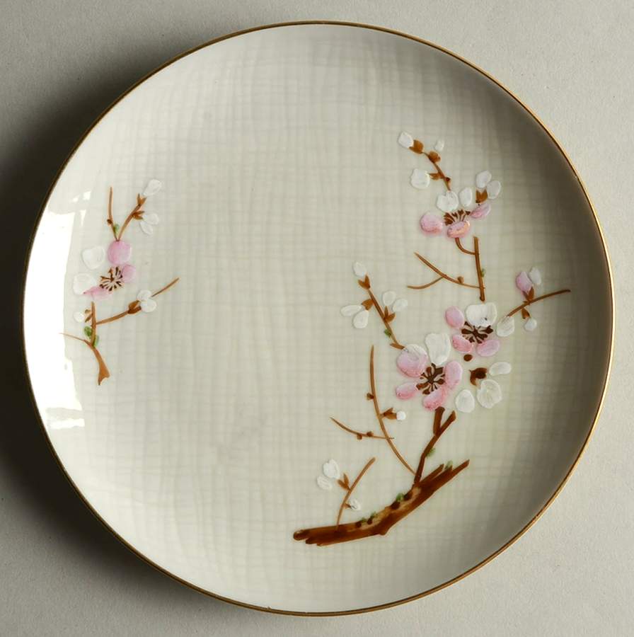 Peach Blossom Bread & Butter Plate by Wentworth-1