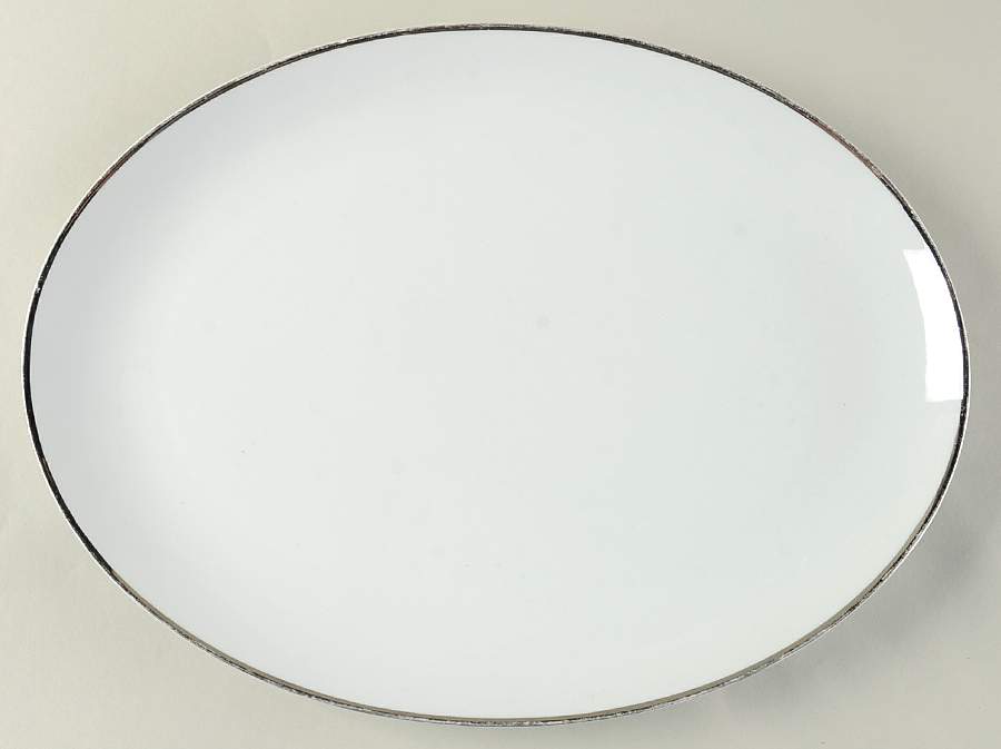 Plateena 14" Oval Serving Platter by Wentworth-1