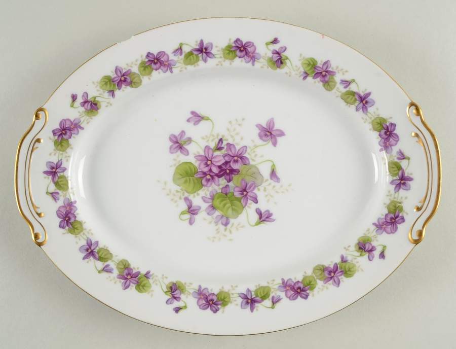 Printemps 12" Oval Serving Platter by Wentworth-1
