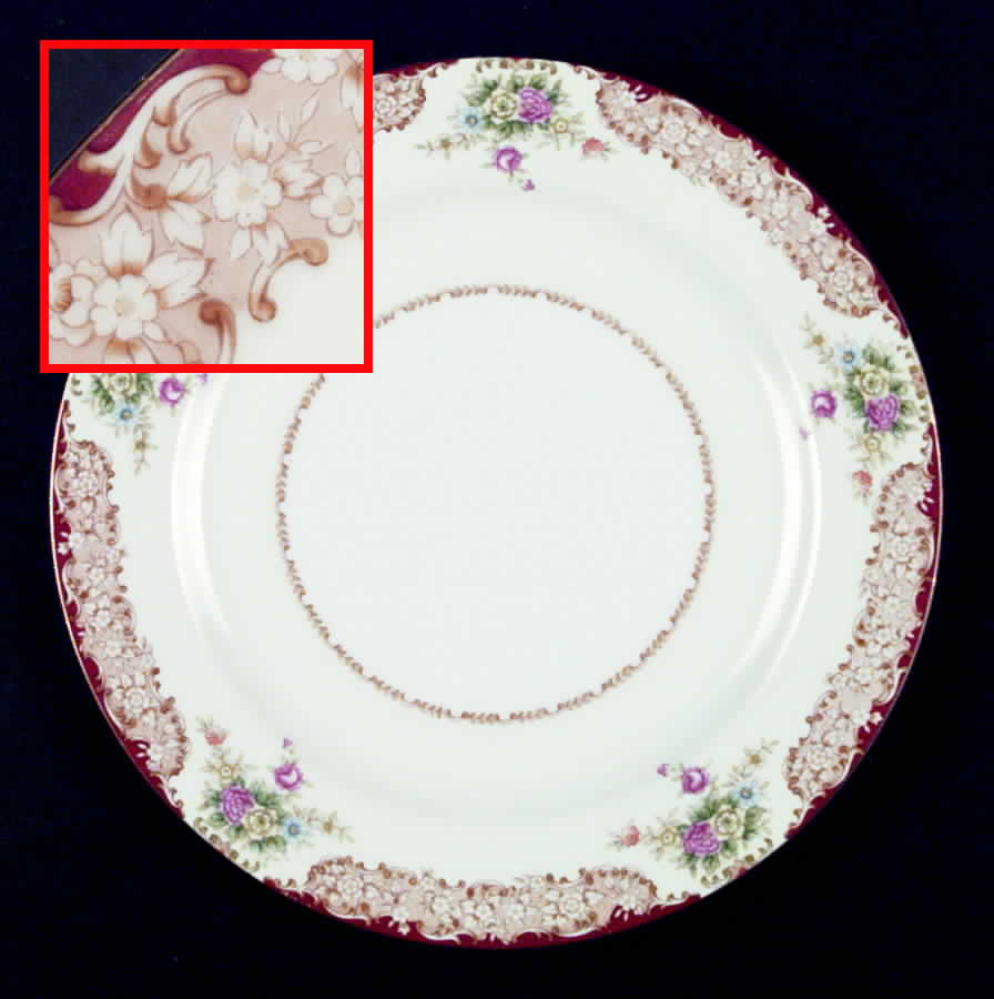Red Fern Dinner Plate by Wentworth-1