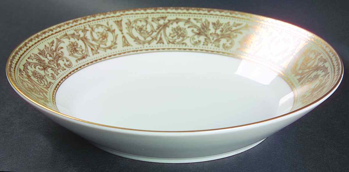 Regency Green (Imperial Wentworth Backstamp) Coupe Soup Bowl by Wentworth-1