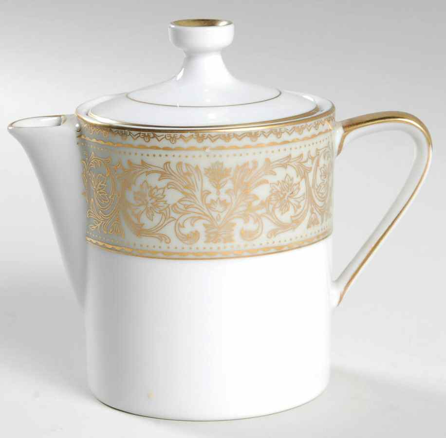 Regency Green (Imperial Wentworth Backstamp) Creamer & Lid by Wentworth-1