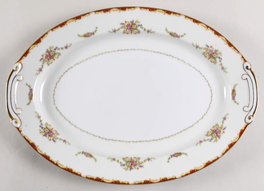 Regency Red 16" Oval Serving Platter by Wentworth-1