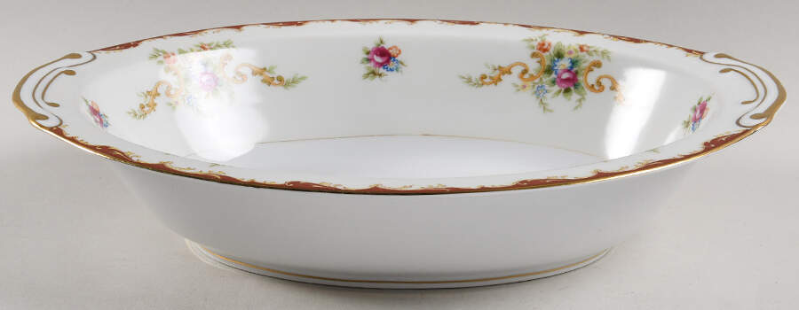 Regency Red 11" Oval Vegetable Bowl by Wentworth-1