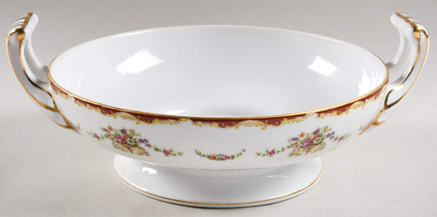 Regency Red Round Vegetable No Lid by Wentworth-1