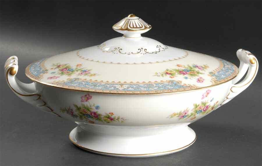 Rhapsody Round Covered Vegetable by Wentworth-1