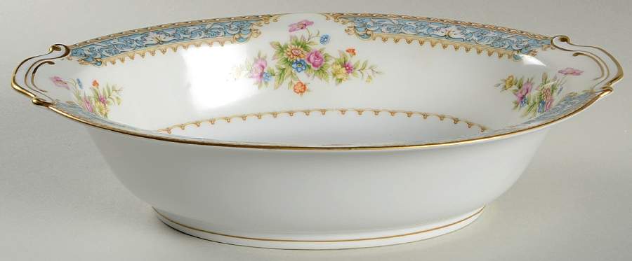 Rhapsody 11" Oval Vegetable Bowl by Wentworth-1