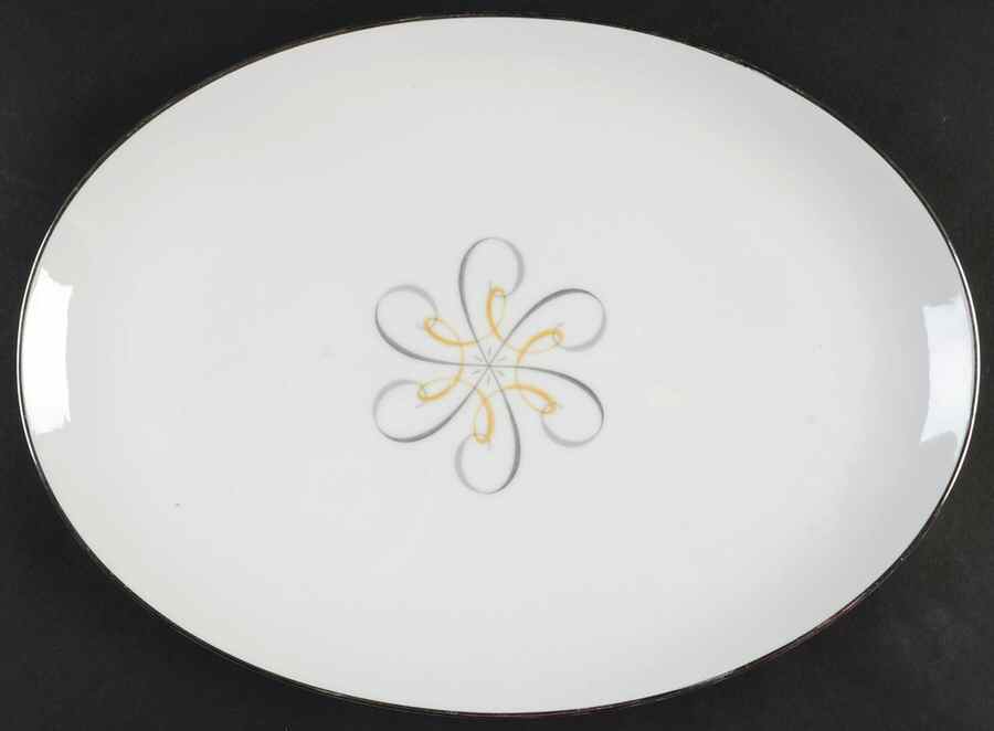 Rhapsody 12" Oval Serving Platter by Wentworth-1