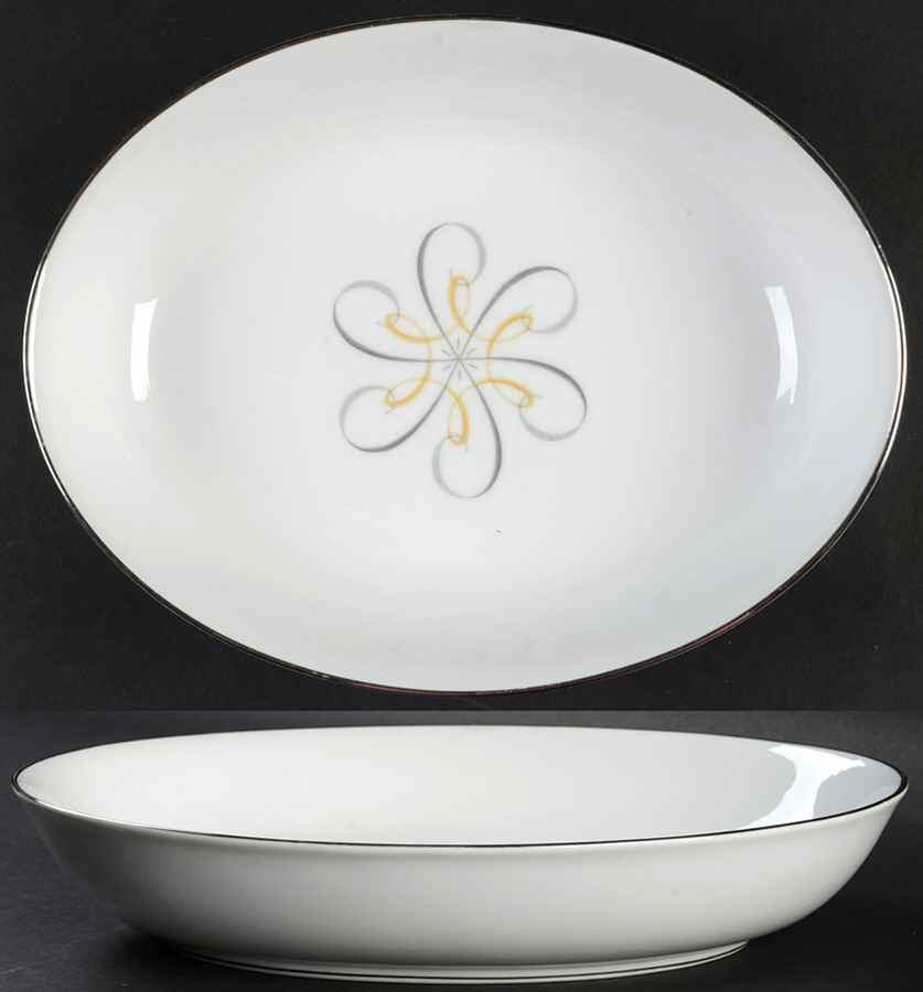 Rhapsody 10" Oval Vegetable Bowl by Wentworth-1