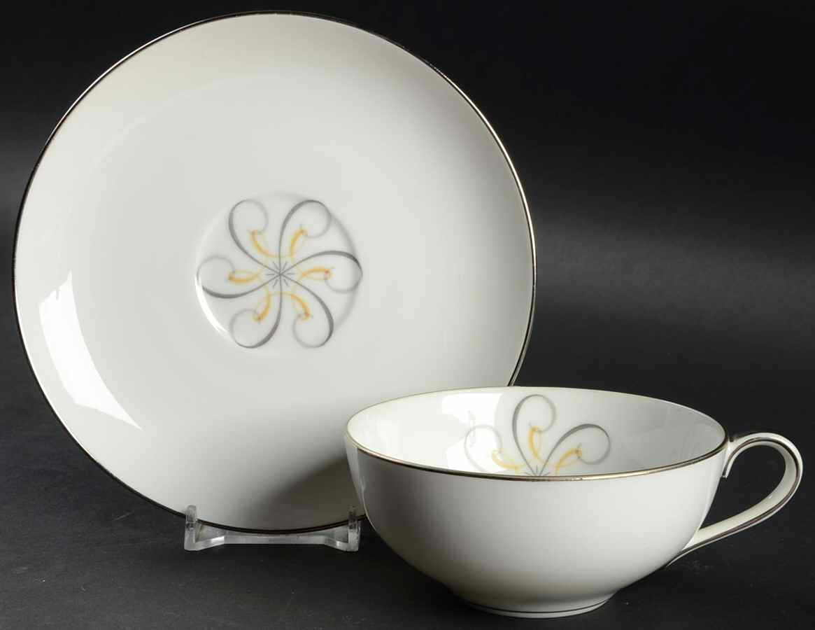 Rhapsody Flat Cup & Saucer Set by Wentworth-1