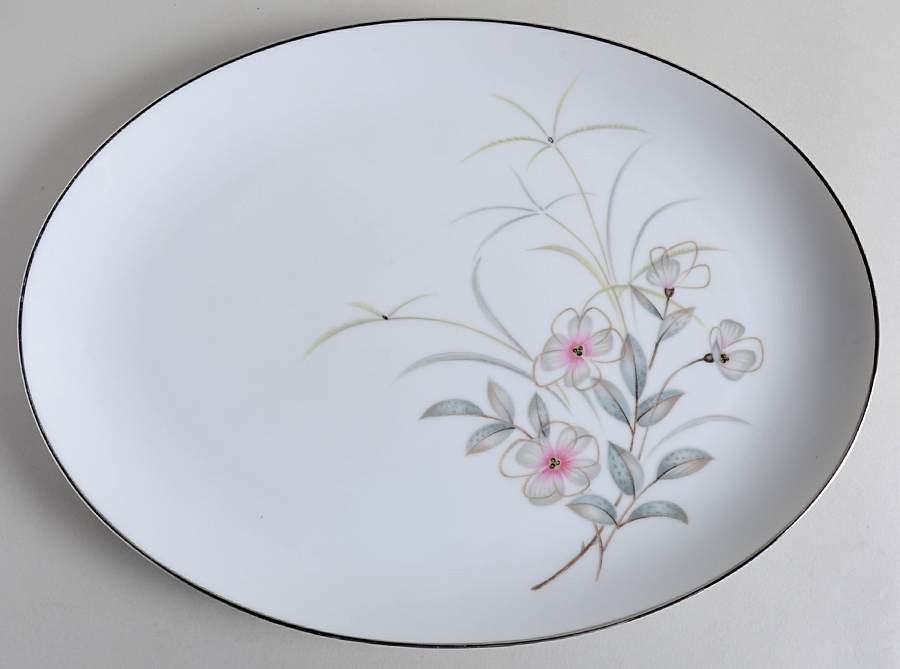 Romance 14" Oval Serving Platter by Wentworth-1