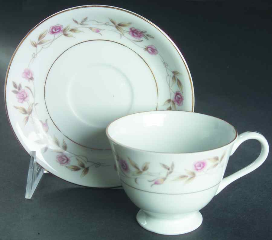 Rosemarie Footed Cup & Saucer Set by Wentworth-1