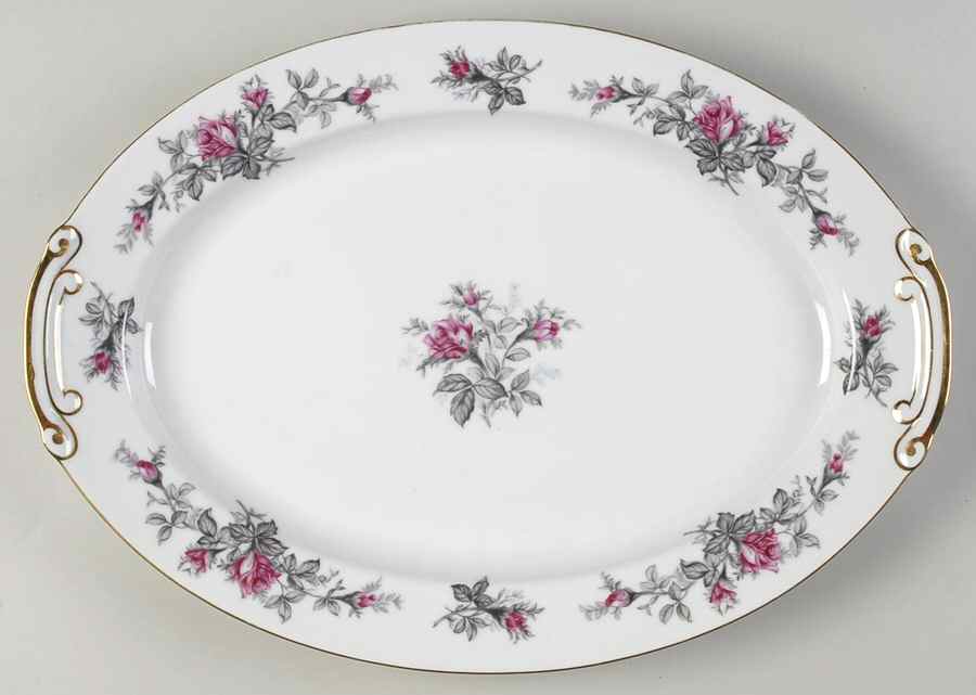 Roxanne 16" Oval Serving Platter by Wentworth-1