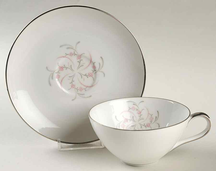 Serenada Flat Cup & Saucer Set by Wentworth-1