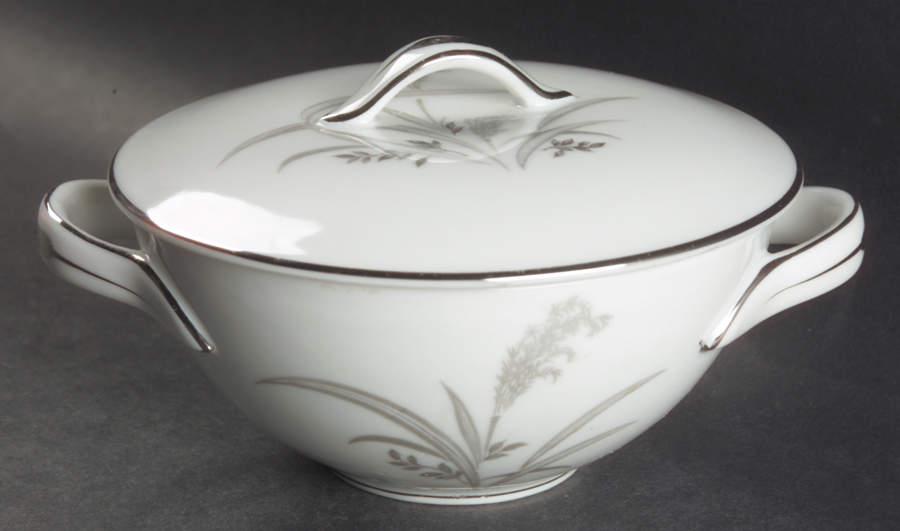 Silver Wheat Sugar Bowl & Lid by Wentworth-1