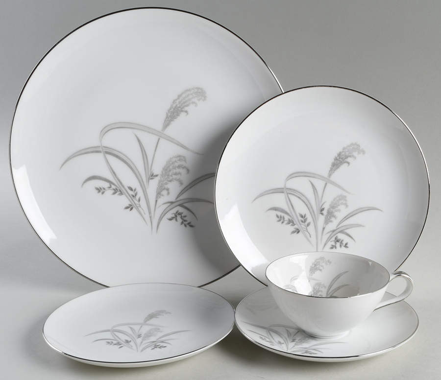 Silver Wheat 5 Piece Place Setting by Wentworth-1