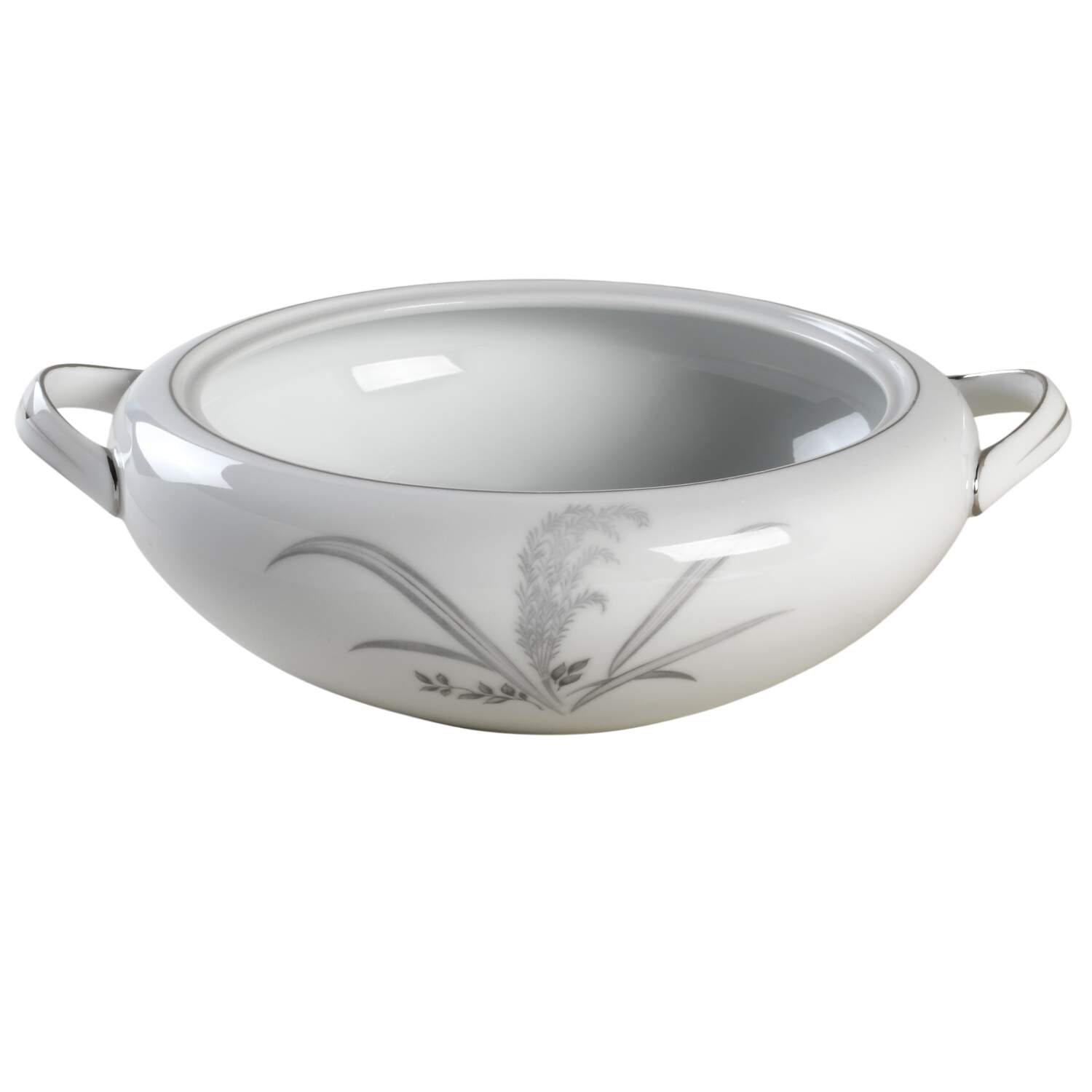 Silver Wheat Round Vegetable No Lid by Wentworth-1
