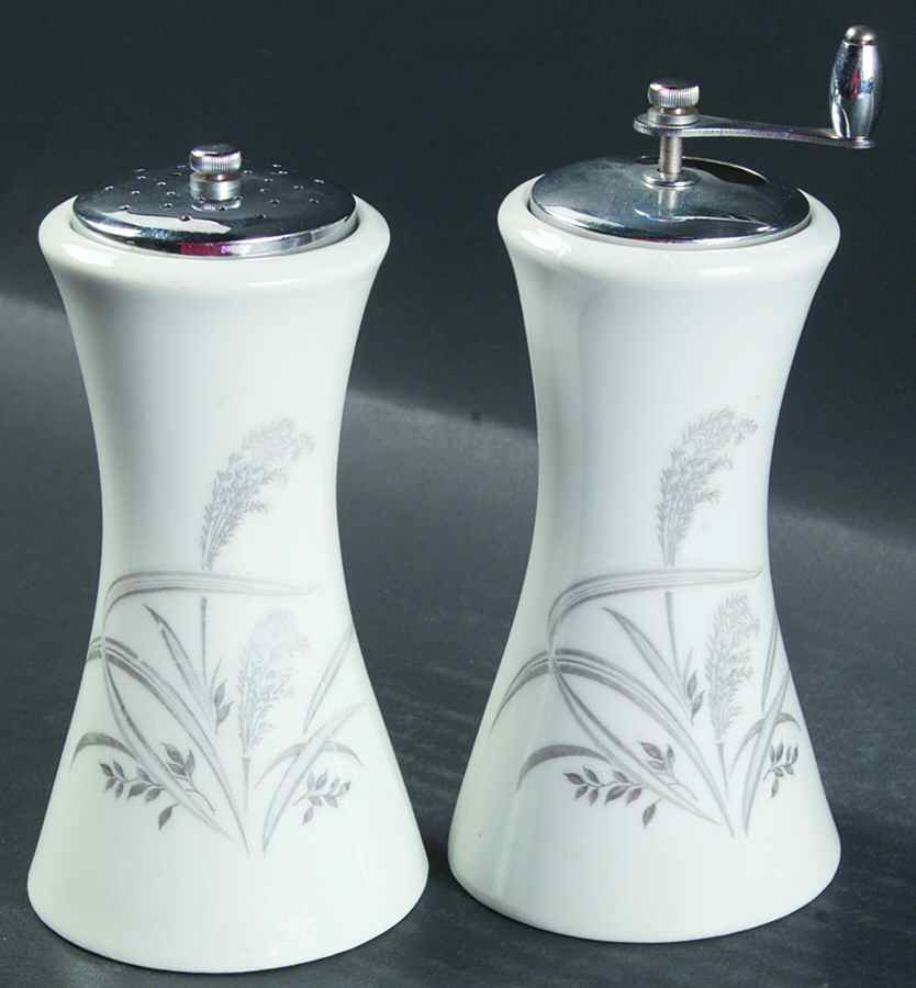 Silver Wheat Salt Mill & Pepper Mill Set by Wentworth-1